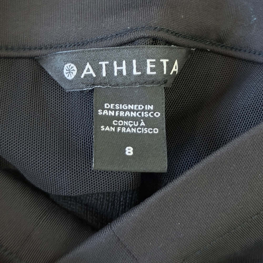 Athleta Headlands Hybrid Trek Mid Rise Black Jogger Pants - Women’s 8 - Picture 7 of 7